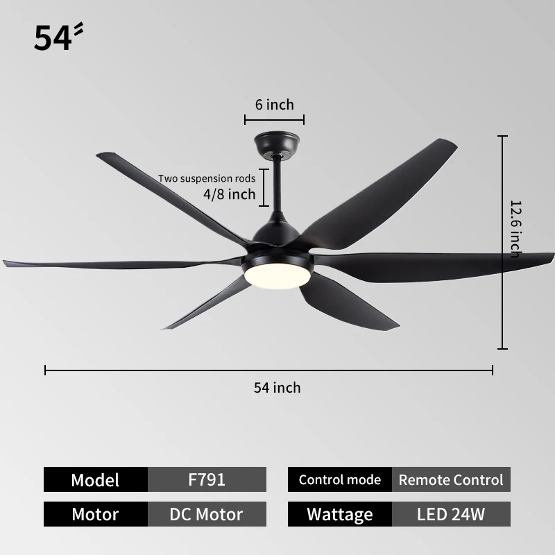 product smart modern ceiling fan with led light and remote  reversible silent bldc motor 3cct dimmable abs blades  living room-11