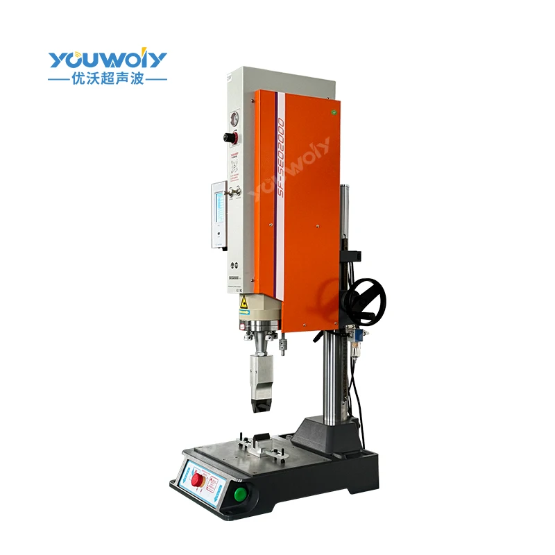 Professional CE Testified LCD Digital Control Intelligent Ultrasonic Welding Machine for Lanyard Ribbon Card Holder