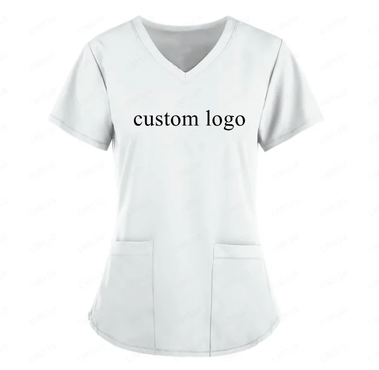 Fashion Nurse Uniform Scrubs Receptionist Nursing Sets Medical Hospital