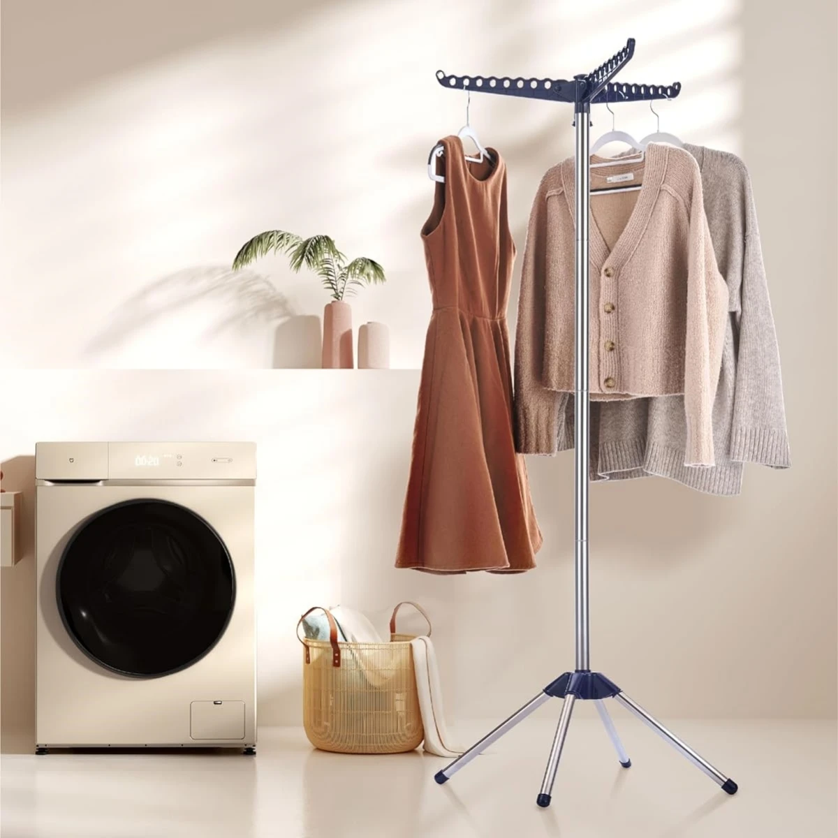 Cloth Dryer Stand Wet Cloth Hanger Foldable Clothes Drying Rack