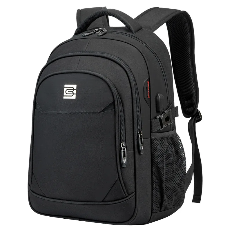 Custom College Backpack for Men Waterproof Oxford Polyester Laptop Bag  Wholesale Mens Travel School Computer Notebook Bag