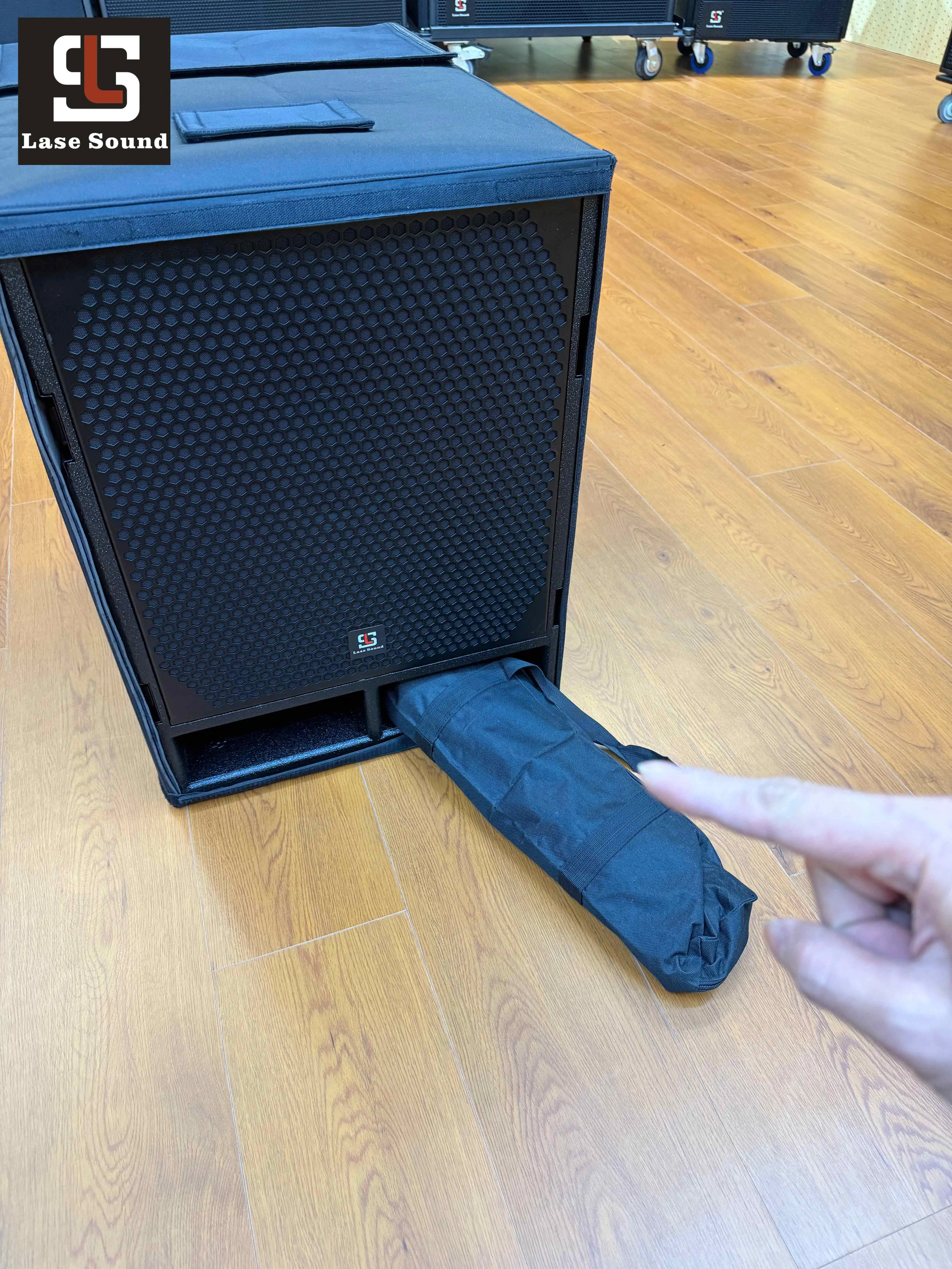 Professional X-15pro Mini Array Active Sound Post System Column 15 Inch Wooden Speakers 135dB with Neodymium for PA System