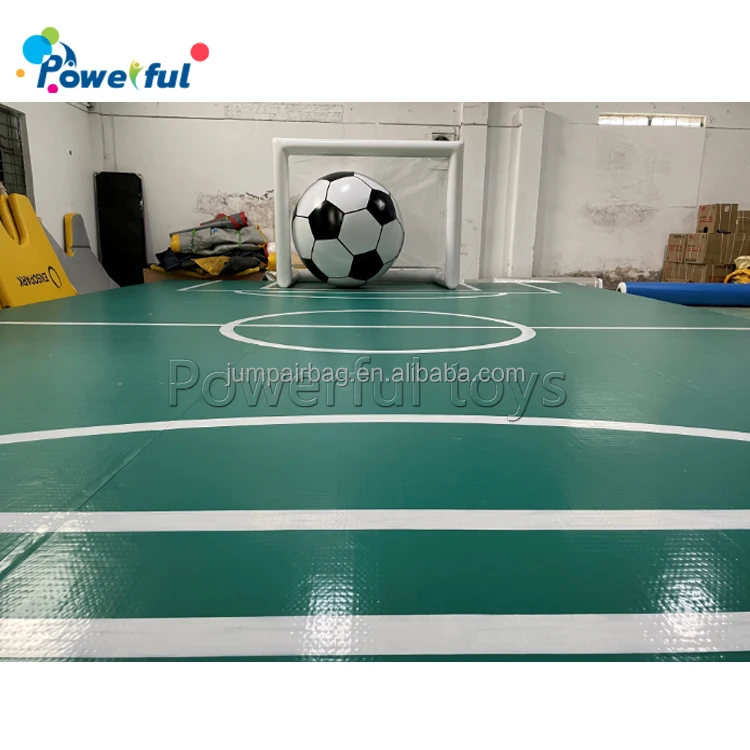 Trampoline park Gymnastic air track football field soccer ball court sport game equipment