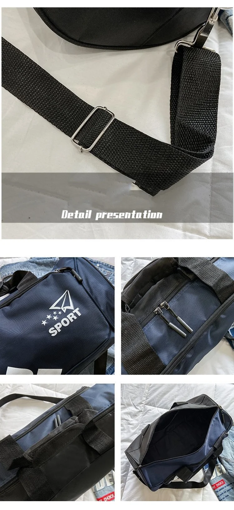 Multi-function Large Capacity Fitness Outdoor Sports Gym Bag Waterproof Sport Gym Travel Duffel Bag