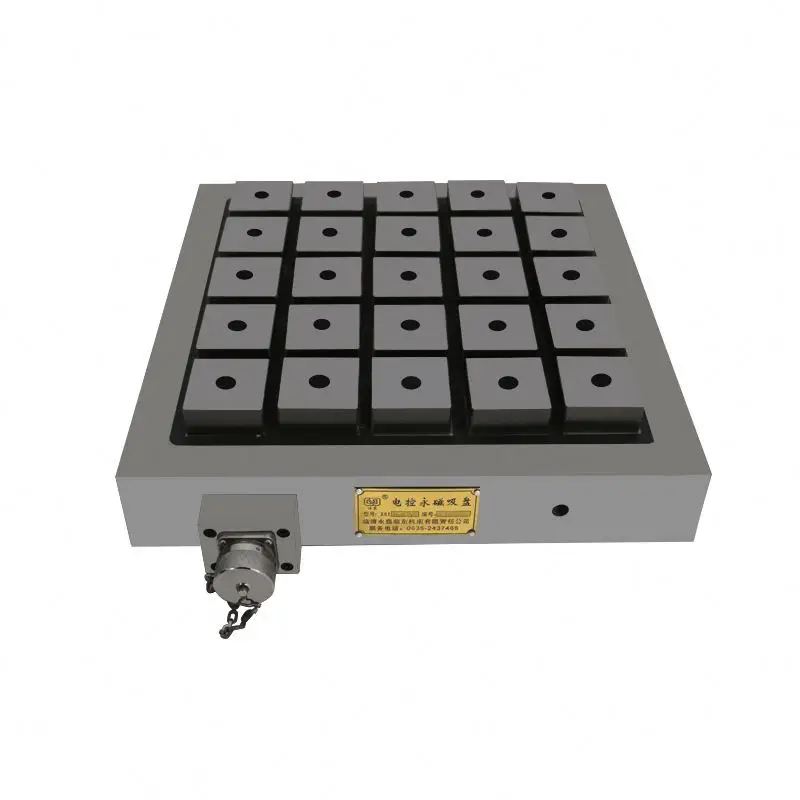 TEBAK Customized Controlled Permanent Magnetic Chuck Workholding Magnet Sucking Disc Table X61 for CNC Machining Centers