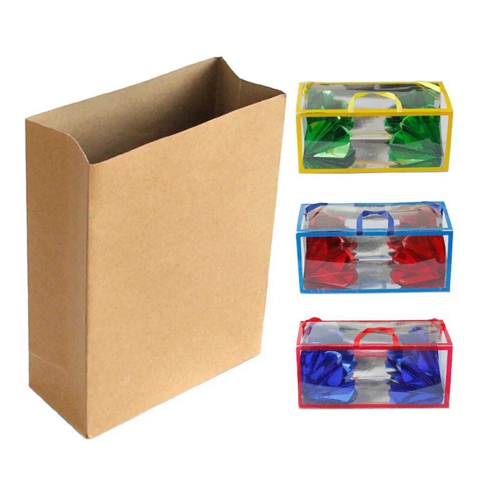 Новое поступление, бумажный пакет Super delux, появляющийся цветок, пустой из коробки, волшебный трюк, сумка для мечты, иллюзия, тур, волшебный