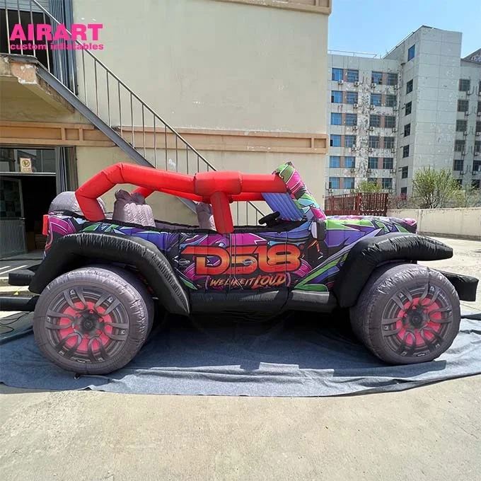 Giant Inflatable Car Model Custom Inflatable jeep Car
