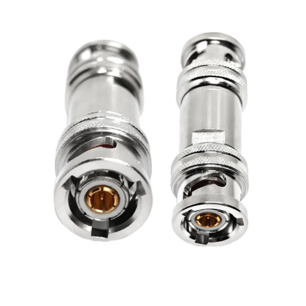 High-Frequency Shielded Triaxial Factory BNC Male Plug to Triaxial TRB Male Plug Adapter RF Connectors in Stock