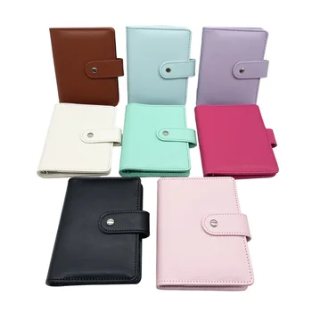 Hot Sale Pu Leather Notebook Money Saving Budget Binder with Cash Envelopes