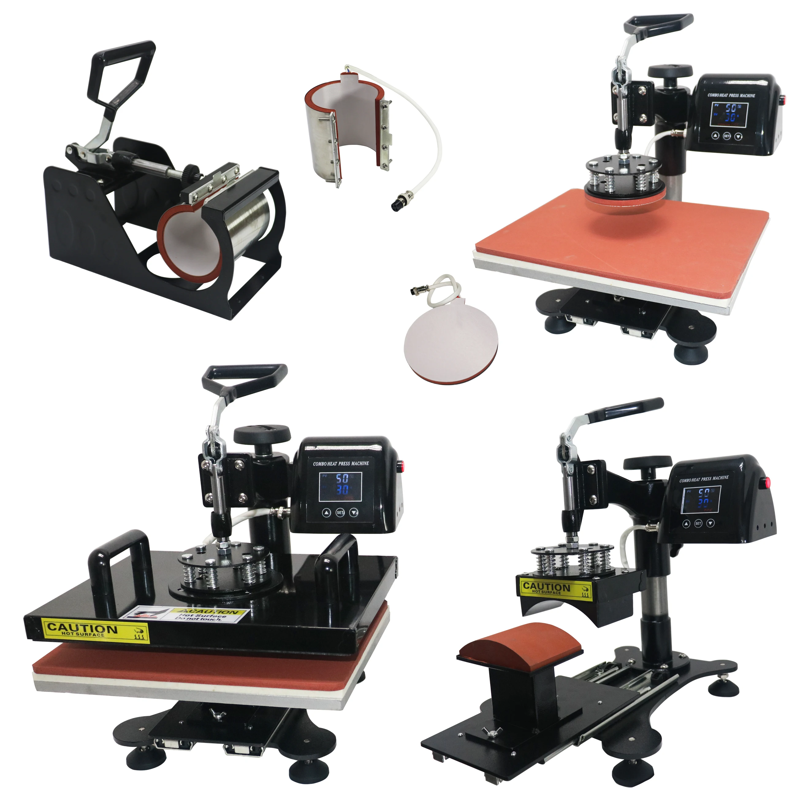 Distributor Price 8 in 1 Heat Press Machines Mug Sublimation Machine t Shirt Printing Machine