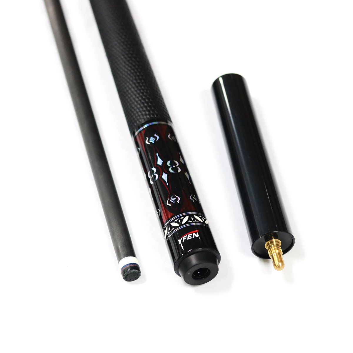 ビリヤード Yfen Carbon Fiber Cue Wavy Joint 2025 YFEN Carbon Billiard Pool Cue - Full Carbon Fiber Shaft