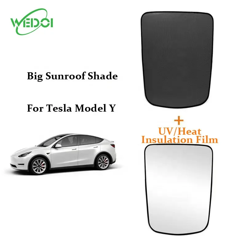 Auto-Sonnenschutz, Sonnenschutz, Faltbarer Schiebedach-Schatten Für Model  Y, Autodach