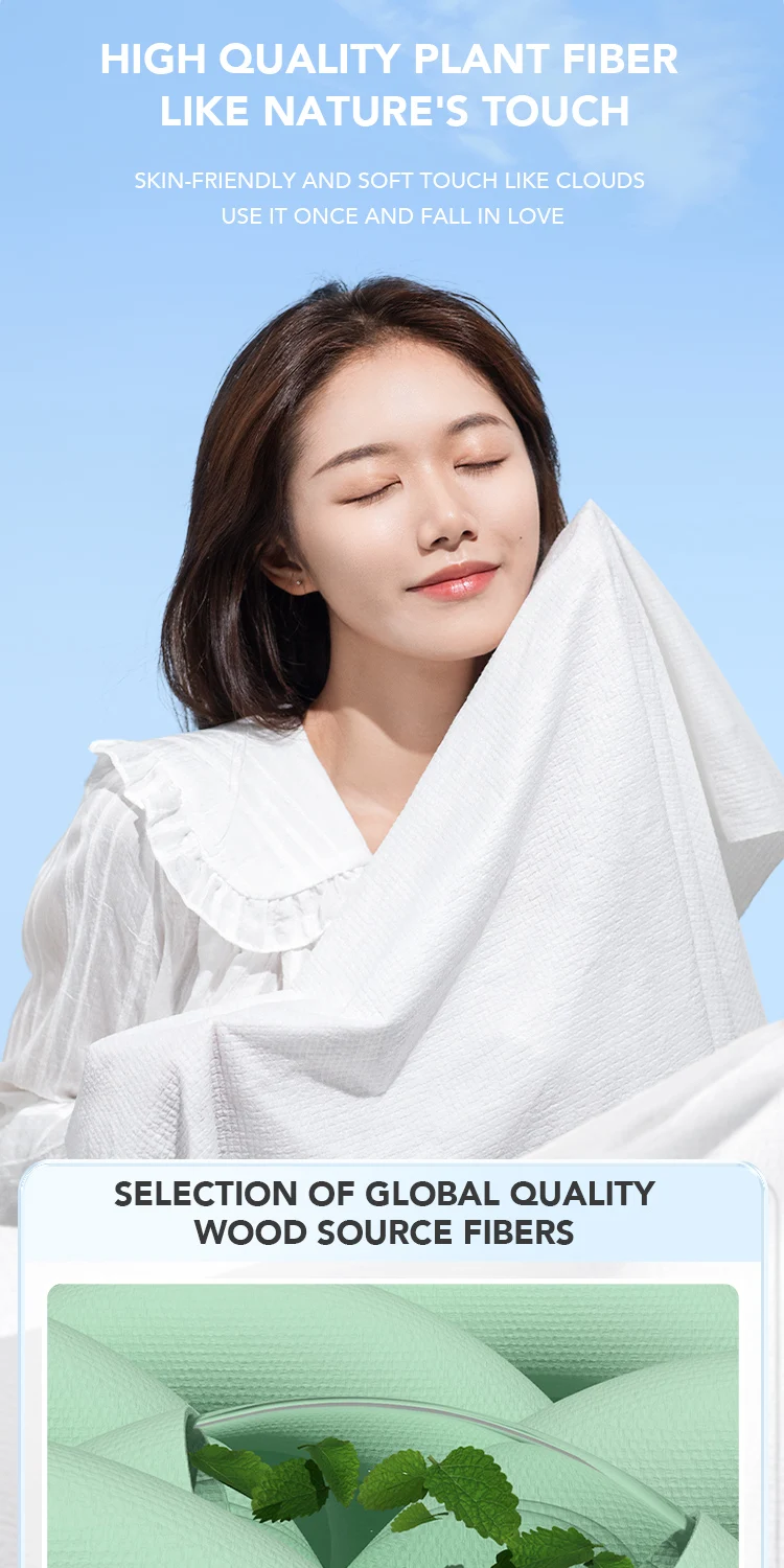 Compression Bath Towel Disposable Washcloth Water Absorption Facecloth