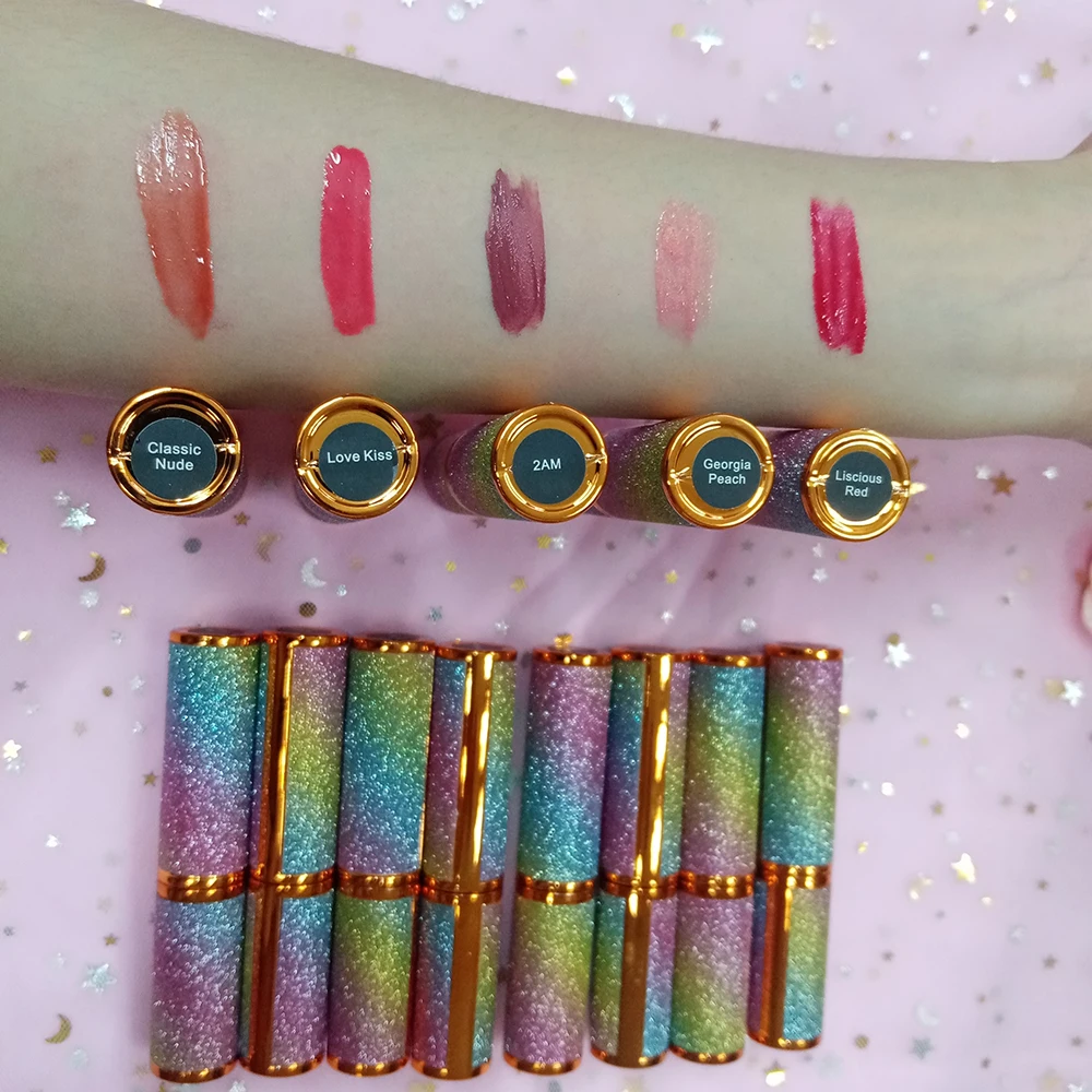 2021 new wholesaling high quality private label lipstick tubes custom waterproof lipgloss