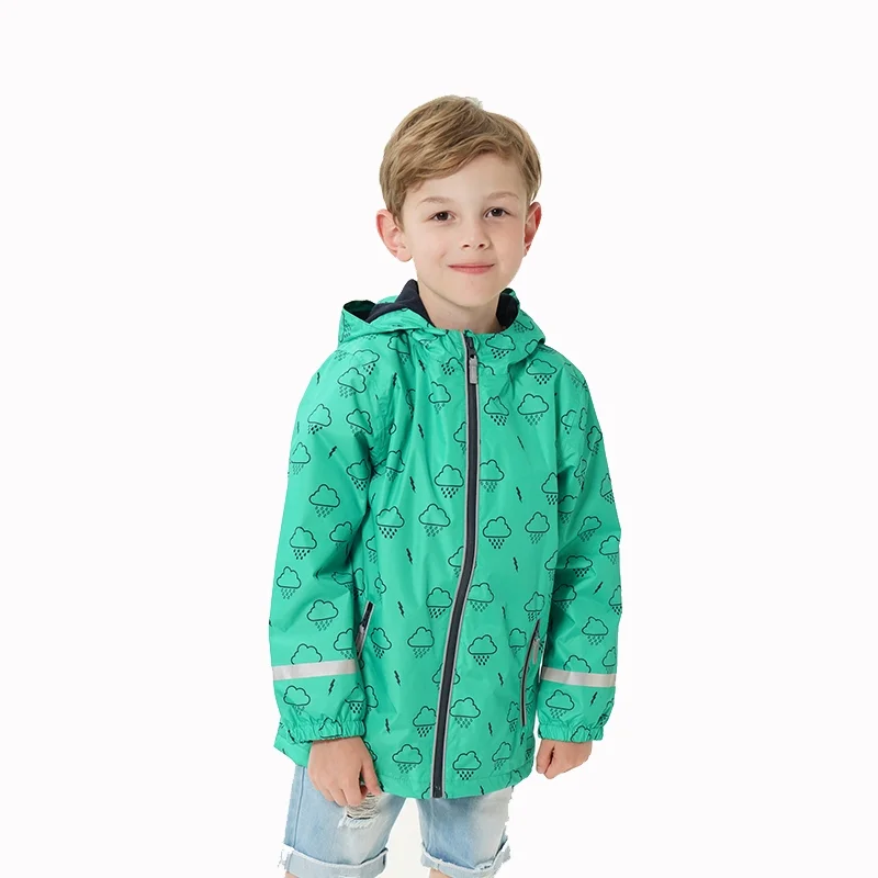 HONEYKING Wholesale Custom Children's Rain Jacket,2 Pieces