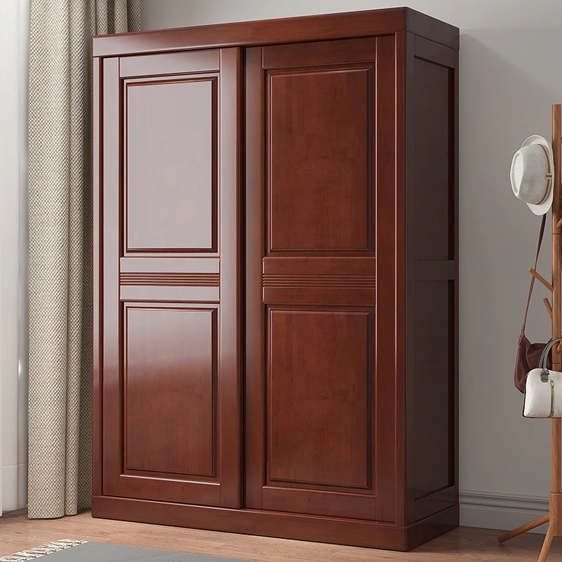 2021 Modern Furniture Antique Clothes Closet Bed Room 2 Door 3 Door Ghana Solid Wood