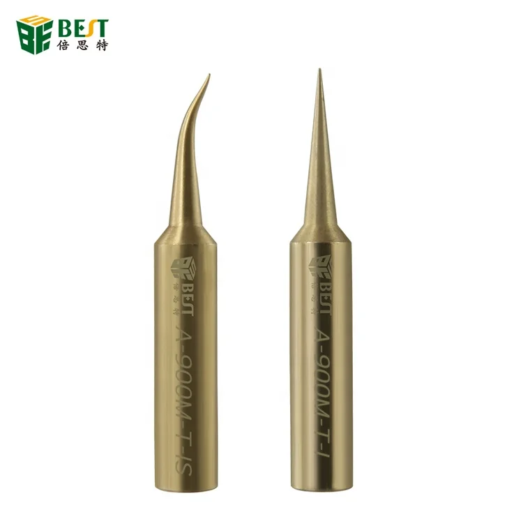 Xianglaa 900M-T Pure Copper Soldering Iron Tips - 10-Piece Assortment For 907/913/951 Stations