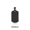 Black 18X30mm