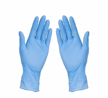 Low Price Industrial Food Grade High Quality Wholesale sales of Powder free nitrile blue Safety gloves
