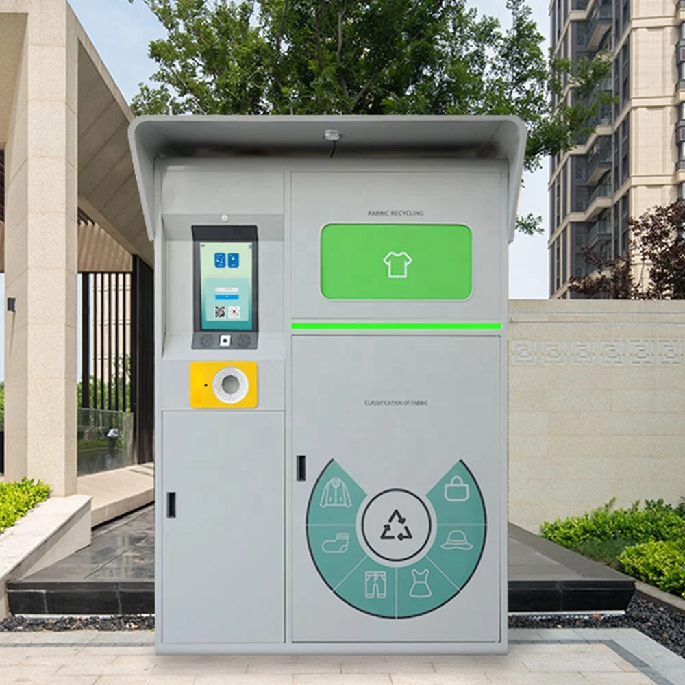 Intelligent Recycling Box Smart Donation Bin Smart Clothes Recycling Waste Bin