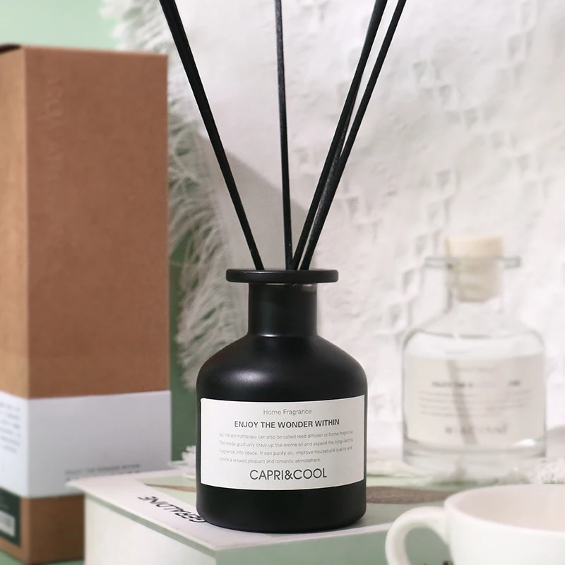Ceramic High Quality Aromatherapy Unique Transparent 120ml Augeo Base Liquid Scented Reed Diffuser