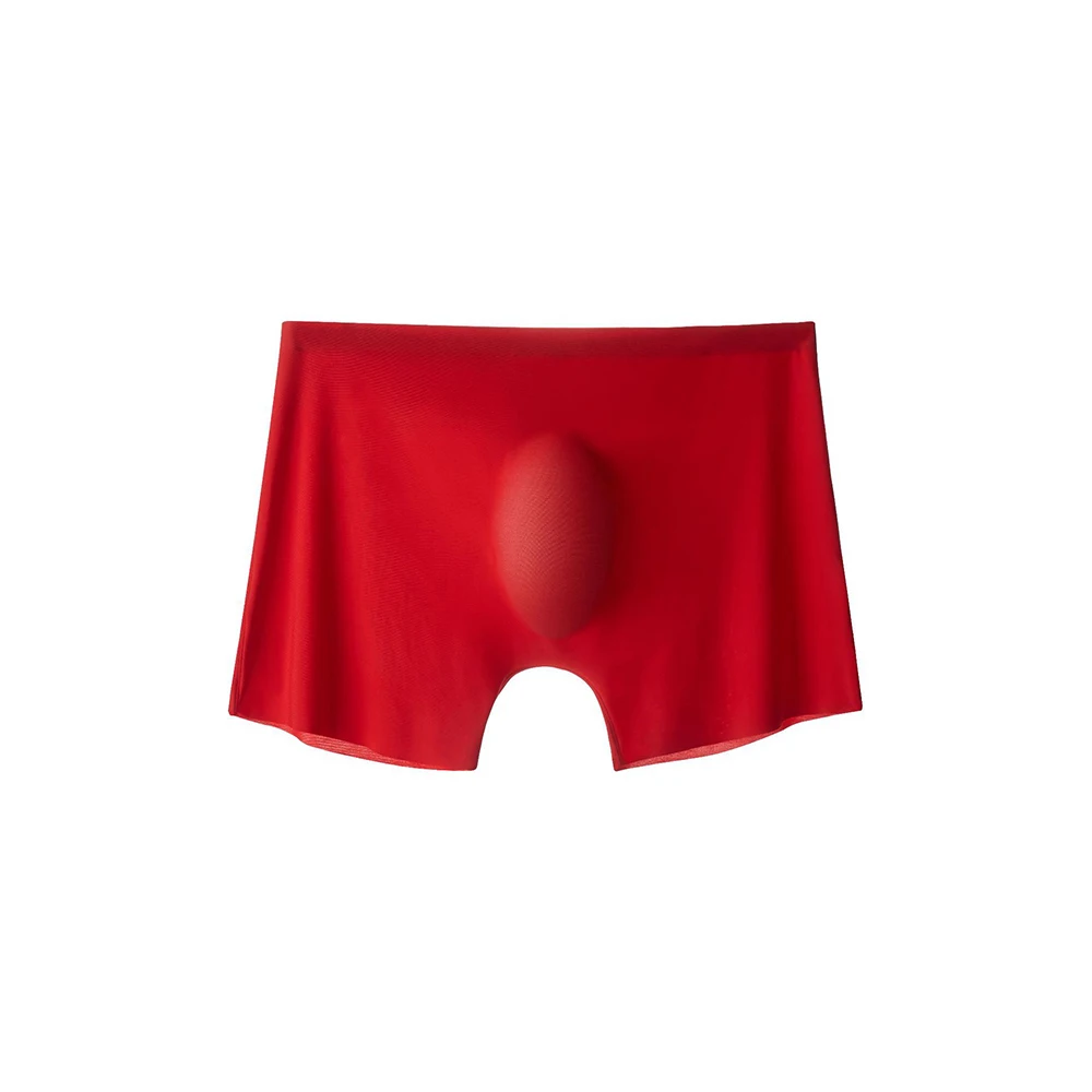 Boxer senza cuciture da uomo in tessuto di nylon di seta estiva di ghiaccio sexy traspirante e confortevole588_voghion.com