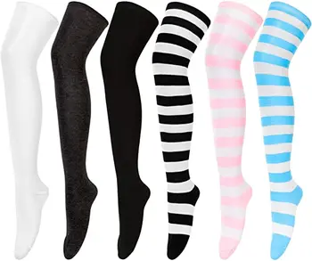 2021 sexy girl fashion Life Style Adorable Cotton thigh high women's socks