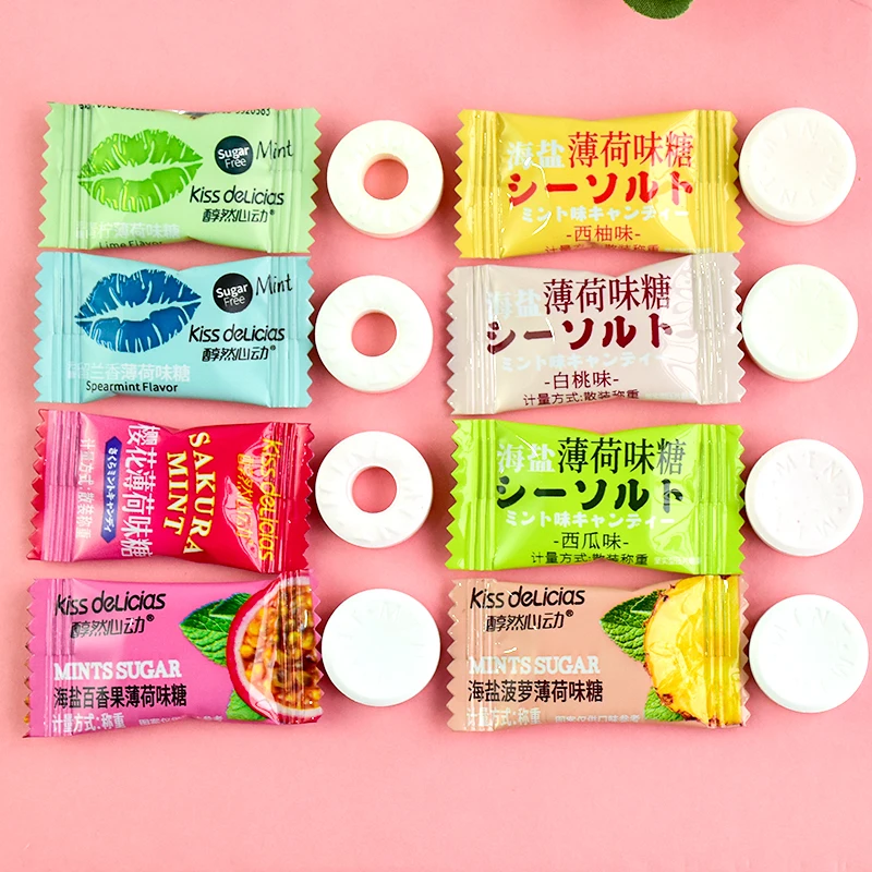 売れ筋ミントハードキャンディー 無糖ミントキャンディー 50g 桜ミント