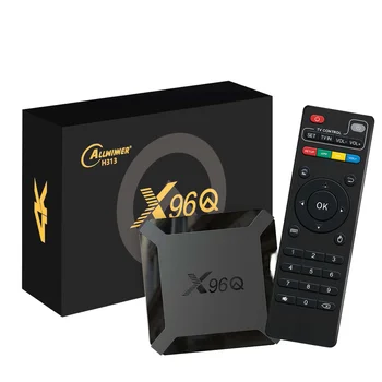 2025 Factory Price Mortal X96Q Android TV Box AllwinnerH313 Quad Core 4K Streaming Media Player 2GB/8/16GB Options