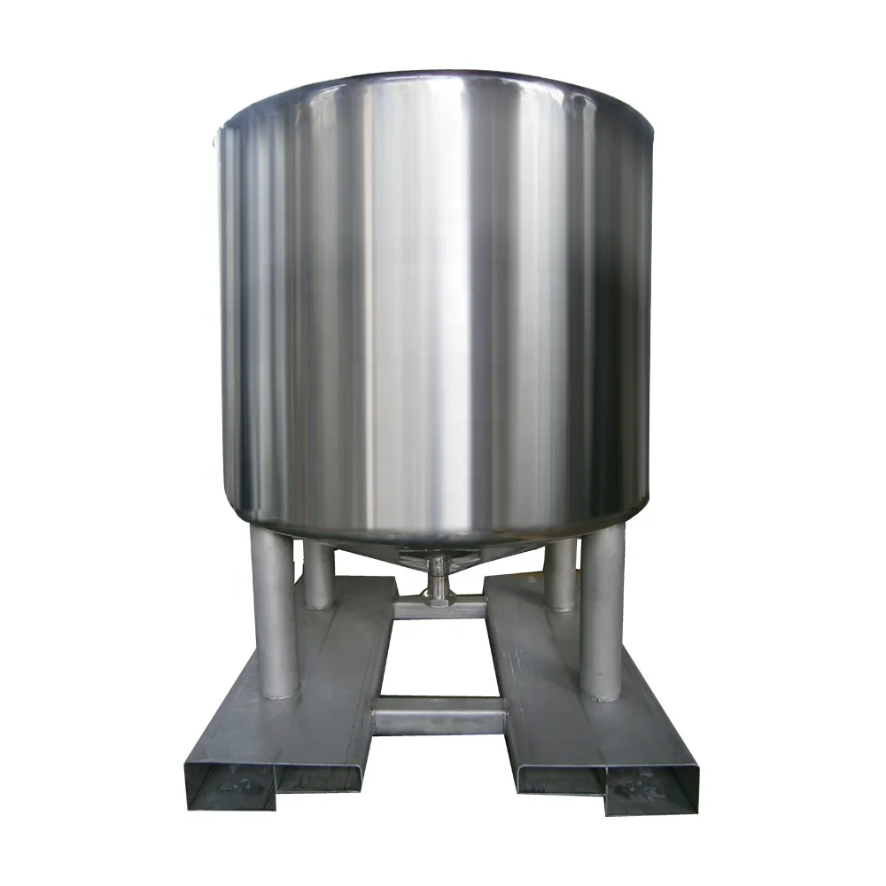 Customize 1000L Stainless steel 304/316L Tote Tank Chemical Liquid Storage Tank With UN Certificate