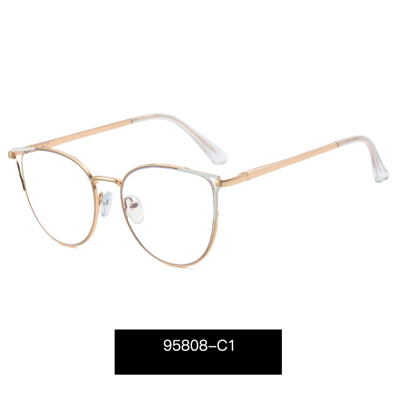 Optical: Round Eyeglasses, metal — Fashion
