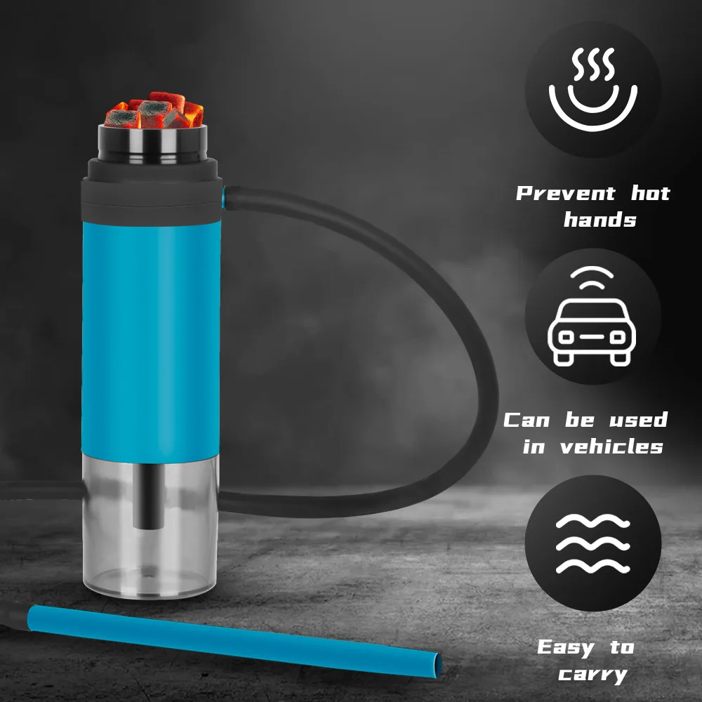 Custom logo Wholesale Mini Portable Acrylic Hookah Cup Can Be Detachable and Cleaned Can Used in the Car