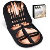 10 sets rose gold