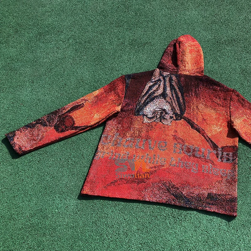 New Arrival Mens Tapestry Sweatshirt Customized Mens Tapestry Hoodie