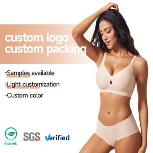 Women's Regular Underwire Jelly Gel Bra Thin-Thickness Cross-Border Small Water Drop Glossy Style Breathable Lingerie Cup