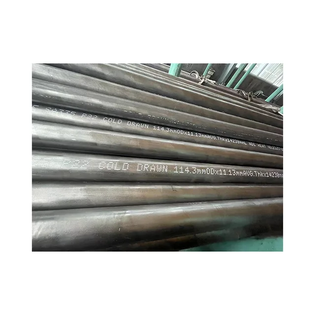 P22 Power Boiler Tube & Pipe Seamless round Pattern Made of Carbon Steel Standard ASTM Compliant