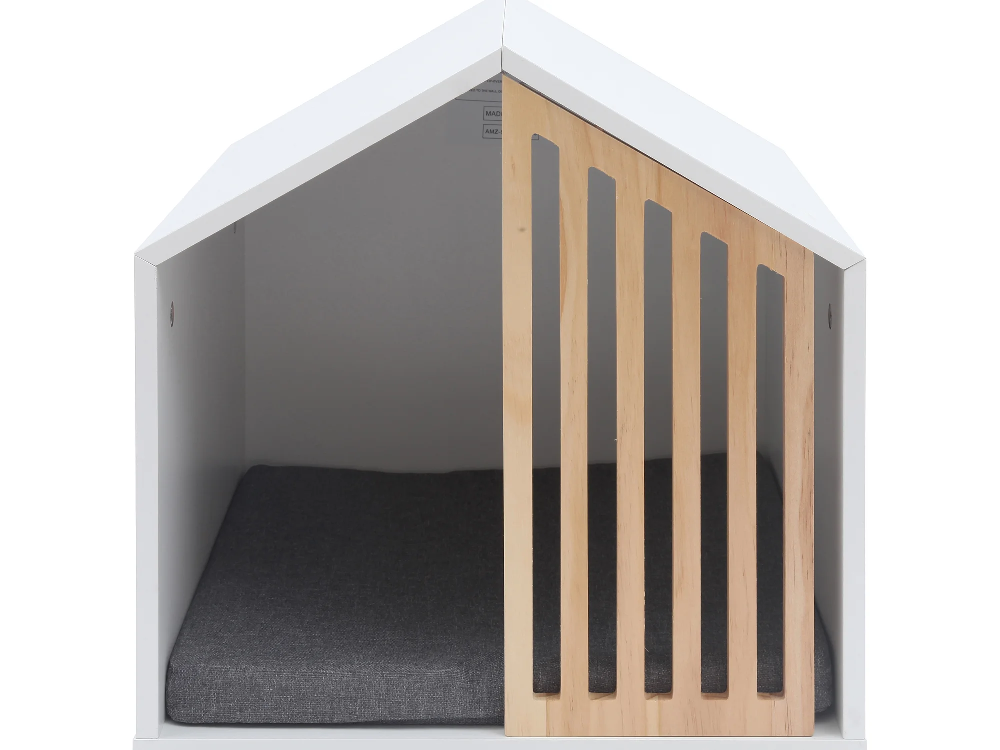 Wooden Dog House With Cushion,Modern Pet Furnitures Cat Enclosure And
