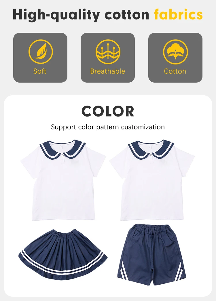Summer Primary School Uniform Designs Girls School Uniforms Dress Kids