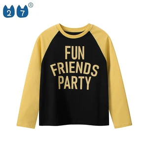 Hot Sale Boys Fall Outfits Wholesale Children'S Boutique Kids Clothing T Shirt