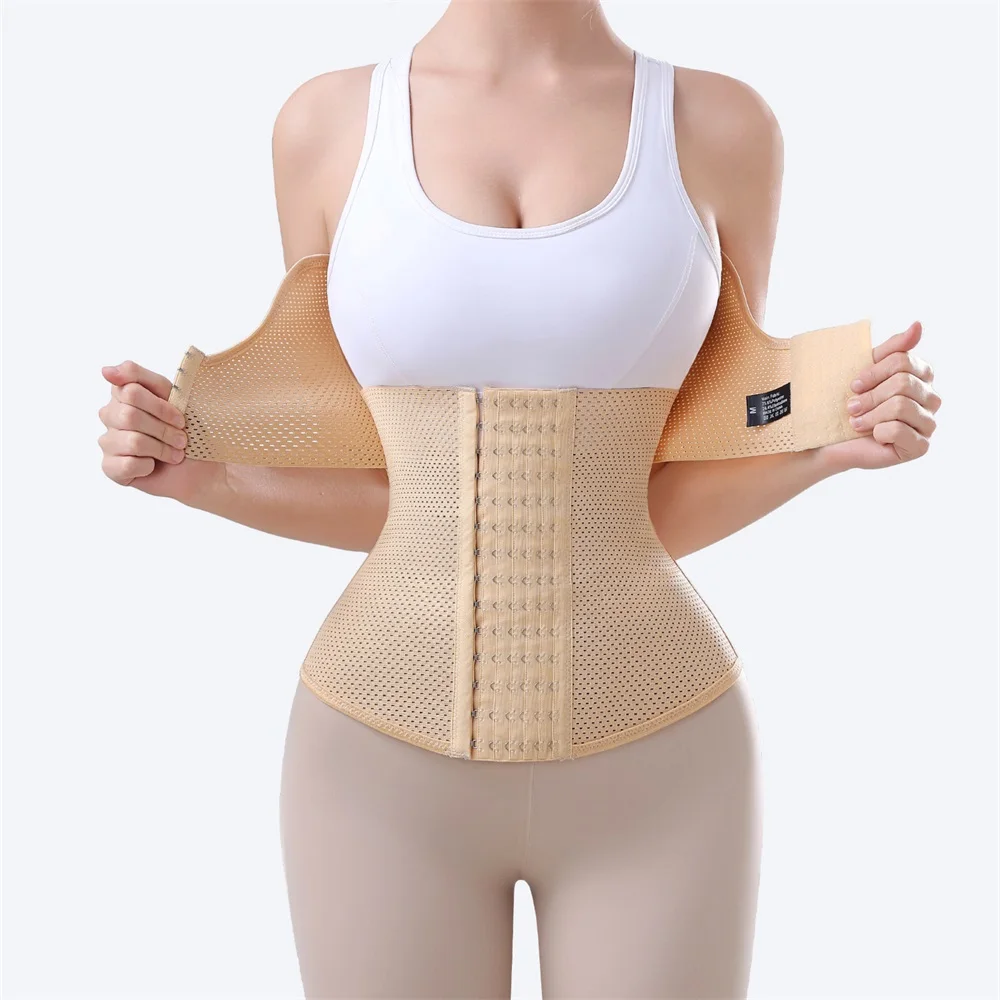 Waist Trainer Shaperwear Tummy Control Shaper Waist Cincher Trimmer Belt Double Trimmer Shaping Wrap Girdle Full Body Corset manufacture