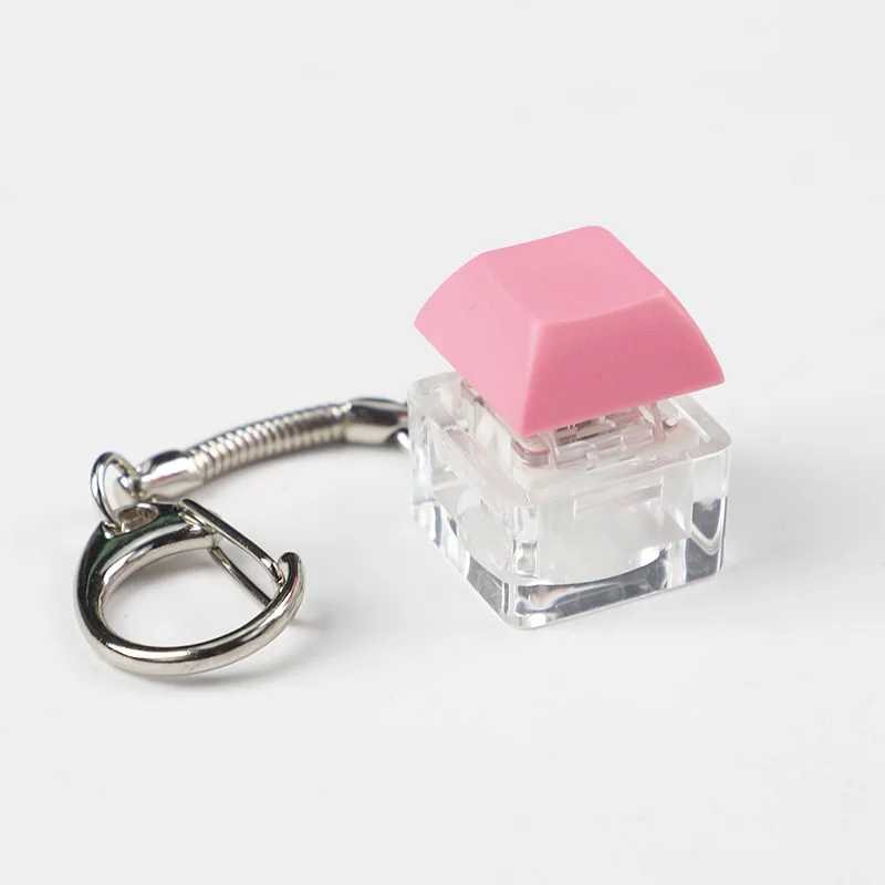 Keycap Fidget Keychain Custom Your Design Click Keychains Click Fidget Keychain Multiple Color Options Stim Toy Stress Relief