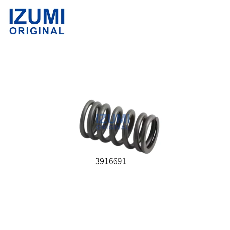 IZUMI ORIGINAL-dieseldel for Cummins-motorer (4BT, 6BT5.9, 6BT): Ventilfjær 3916691