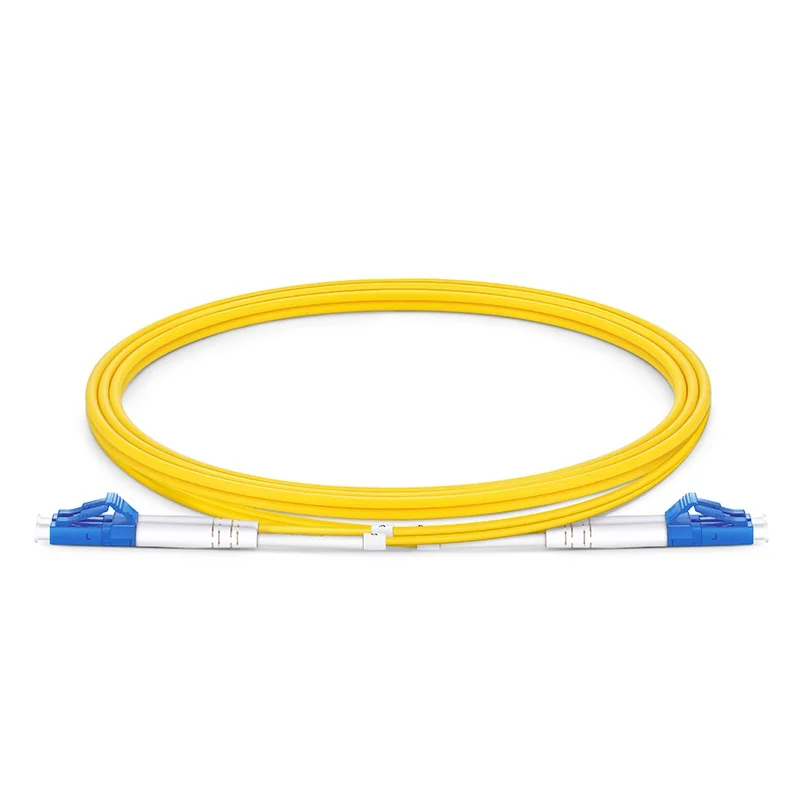 LC UPC To LC UPC Duplex Fiber Optic Patch Cord With 2.0mm Diameter 3M Length