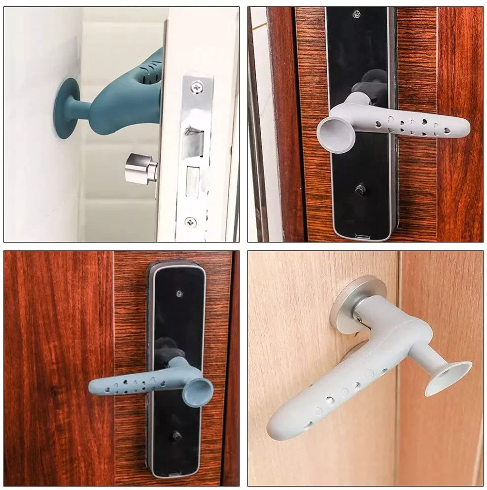 Silicone Door Handle Cover Sleeve Child Baby Safety Door Knob Protector