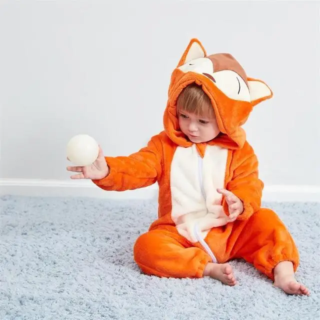 Baby Jumpsuit Autumn Warm Flannel Baby Clothes Baby Animal Shape Fox Cute  Animal Hoodie - Buy Flannel Baby Clothes,Cute Animal Hoodie,Plush Animal  Hoodies Product on 