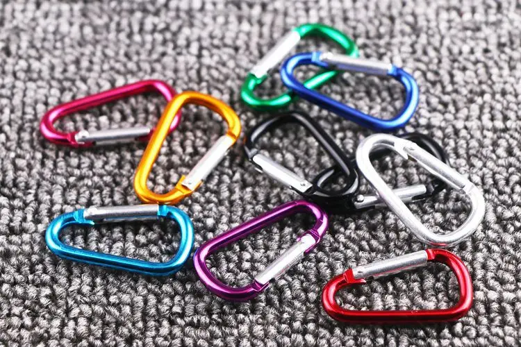 BT-AL11-7 Portable Multi-purpose Karabiner 8cm Keychain Custom Carabiner Hook Aluminum Carabiner Clips