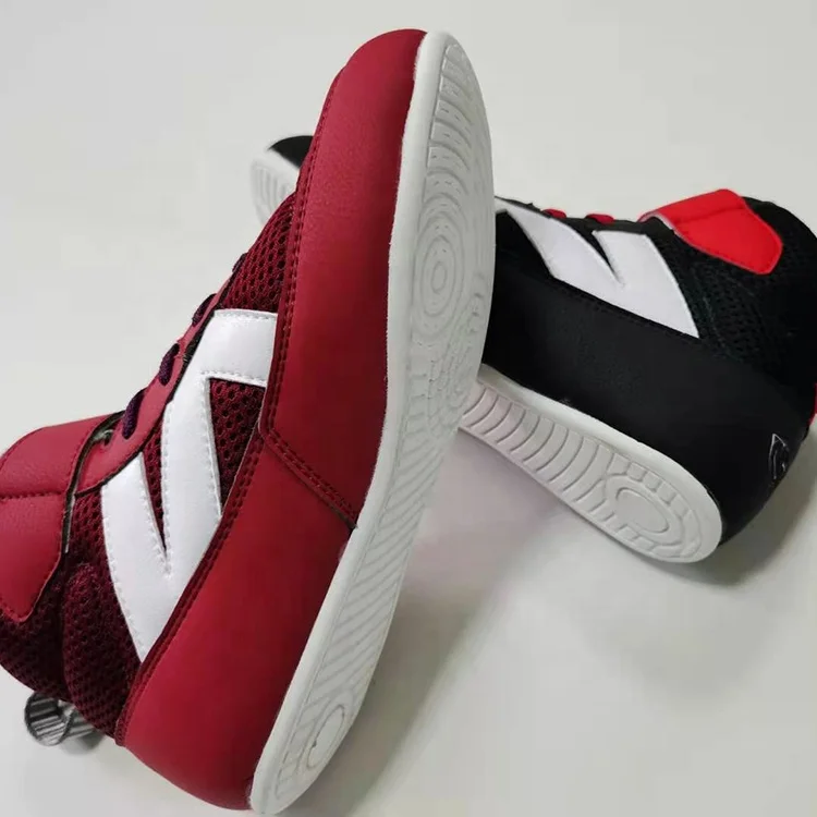 Новый дизайн на заказ удобные дышащие резиновые сетчатые уличные спортивные мужские боксерские туфли