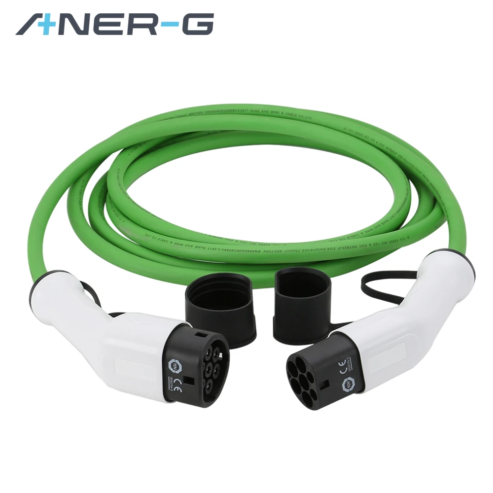 1 Phase 3 Phase 16A 32A Portable EV Car Charger Extension Cable EV