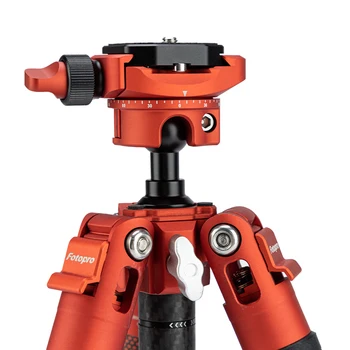 Fotopro Arca Swiss Mini Ball Head Leveling Bubble 360 Swivel Mini Ball Head Filp Lock Panorama Ball Head Mount detail image