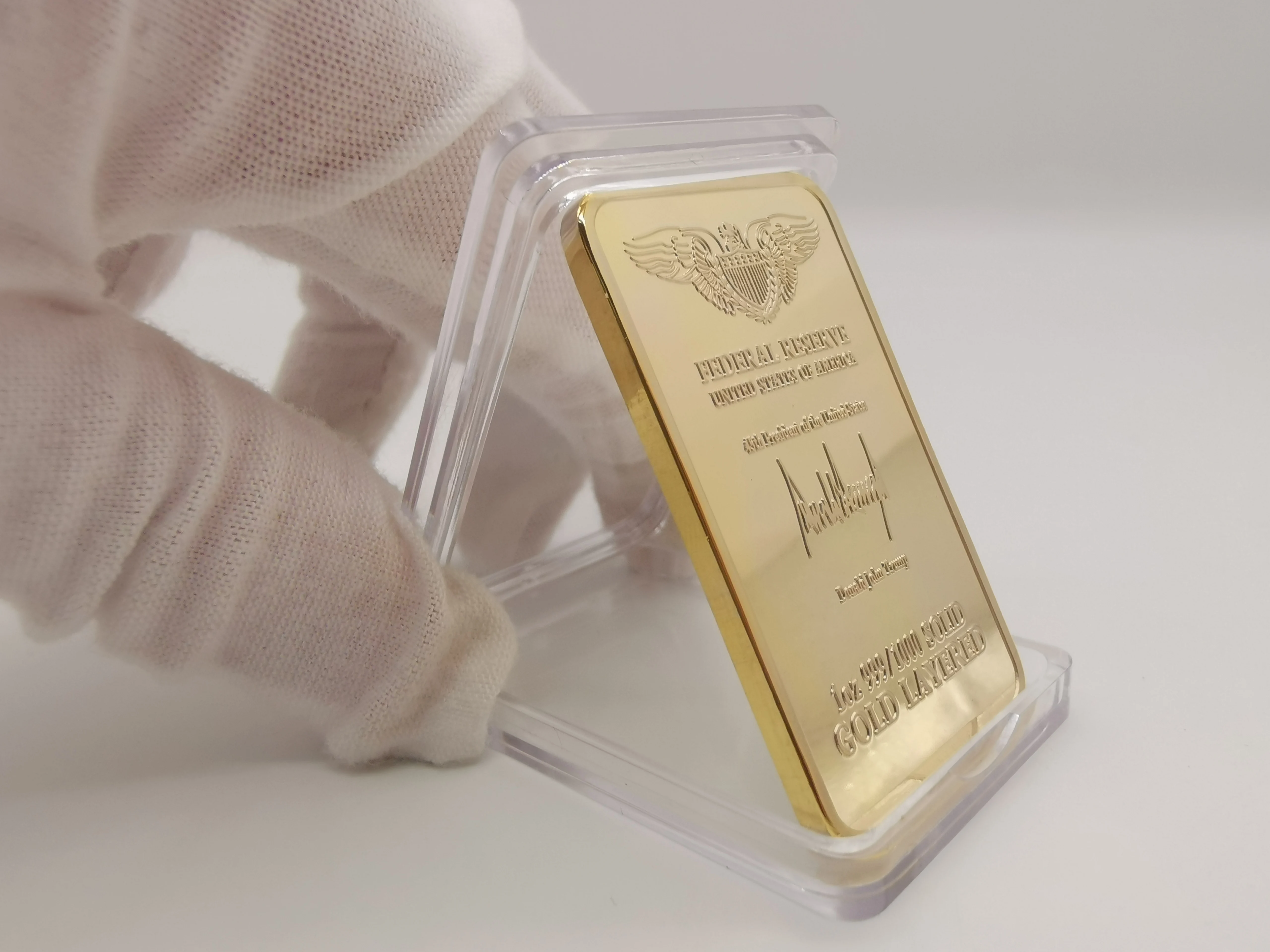 Usa $5,000 24k Gold Clad Bullion Bar